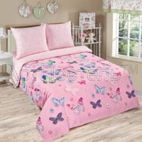 Постельное белье "АртПостель" Батерфляй Поплин (Евро)