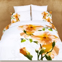 Постельное белье Famille RS-41, Королевский сатин, Евростандарт + 2 наволочки