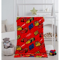 Плед флисовый "Протекс" Павлинка Тачки Молния Маккуин (130*170см.)