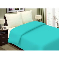 Наволочки поплиновые "Люксония" на молнии цвет тиффани (50*70см.-2шт.)