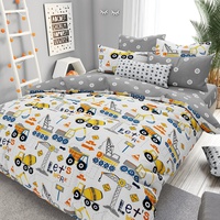 Постельное белье детское Valtery Юный строитель, Поплин, 1.5-спальный