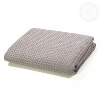 Полотенце вафельное банное "АртПостель" серое (70*140-1шт.)